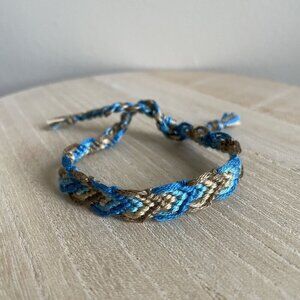 Winona Bracelet, anklet, trendy, comfortable, tie, embroidery thread, woven, gif